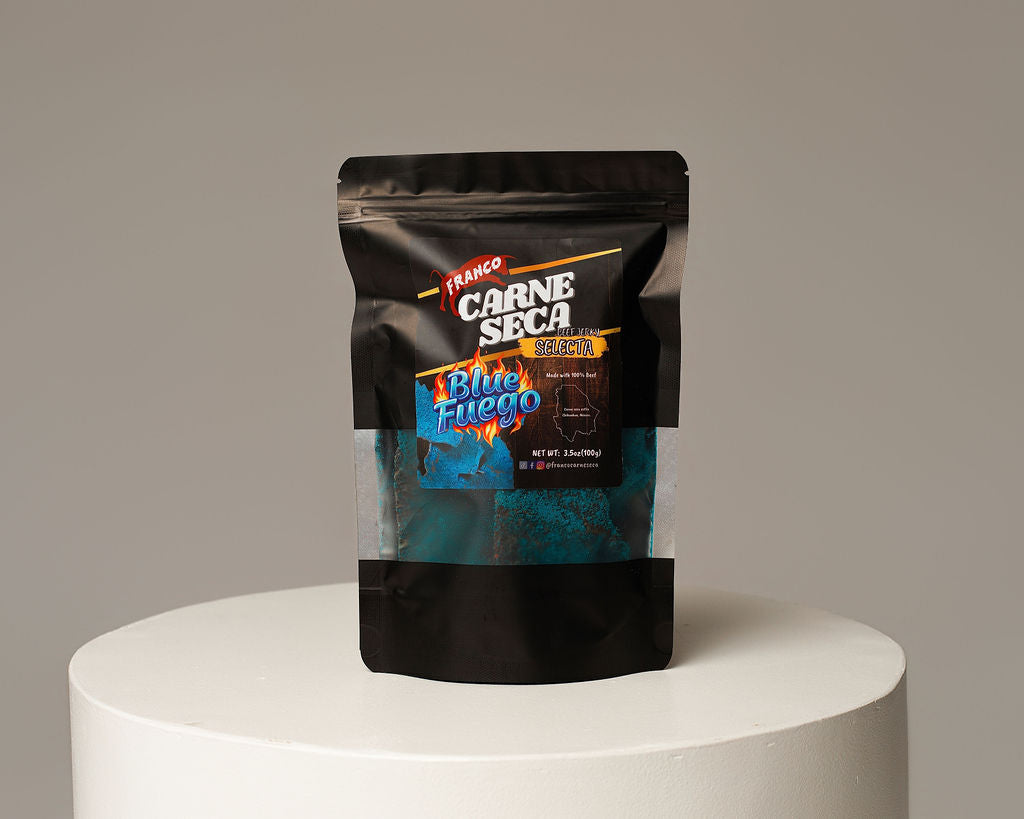 Blue Fuego Beef jerky Mexican style / Carne Seca blue fuego 3.5 oz