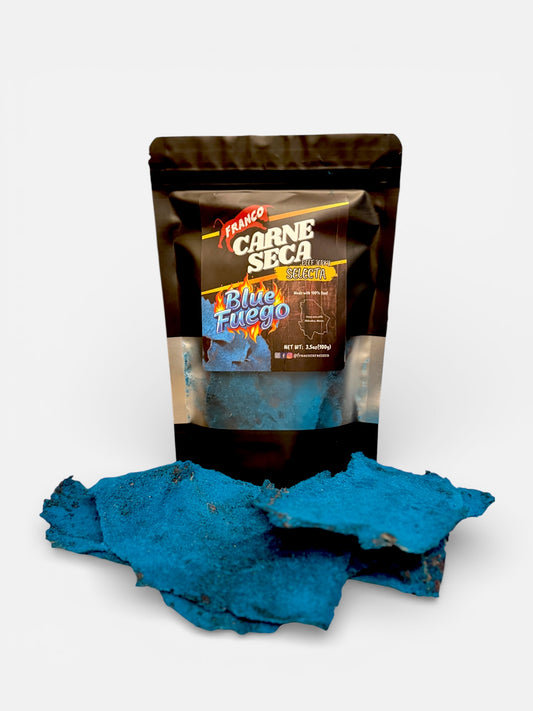 Blue Fuego Beef jerky Mexican style / Carne Seca blue fuego 3.5 oz