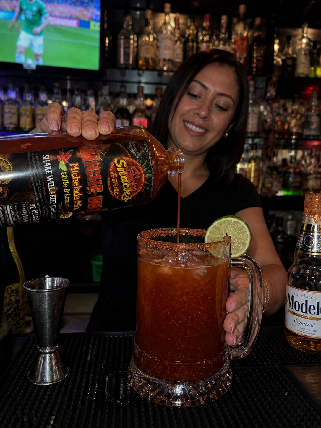 Miche-Mix Franco, Michelada mix Chile Limón flavor, 32 oz.