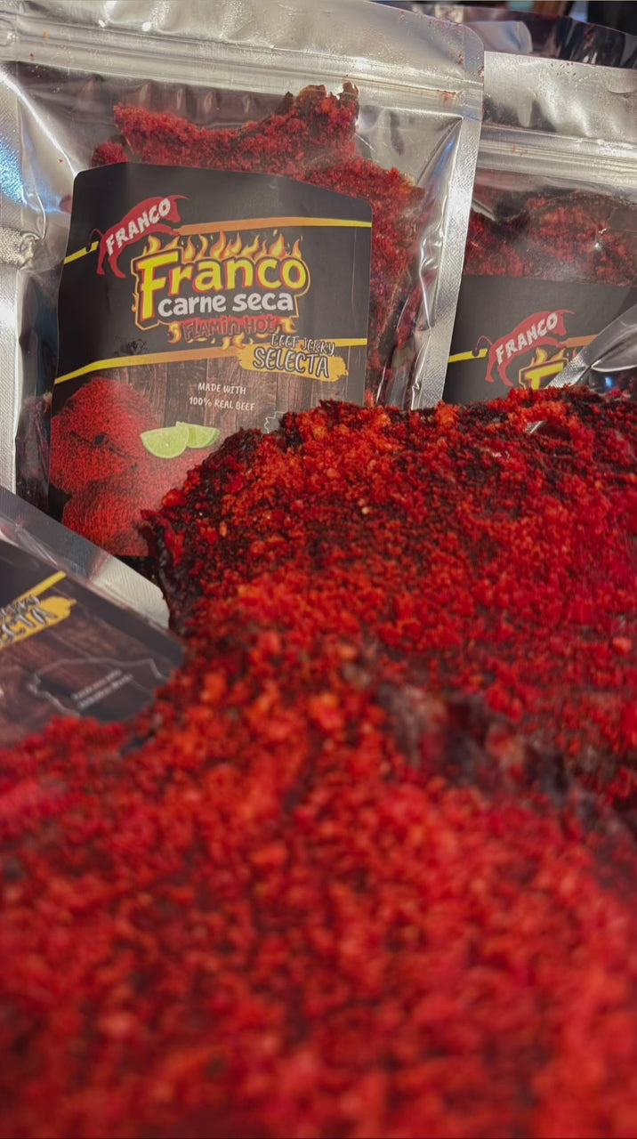 Flamin hot cheetos Carne seca/ beef jerky 3.5 oz Mexican Style