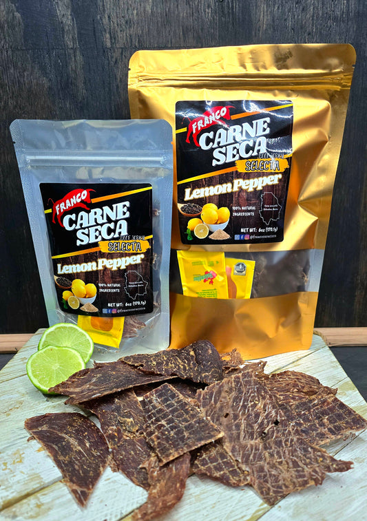 Lemon Pepper carne seca