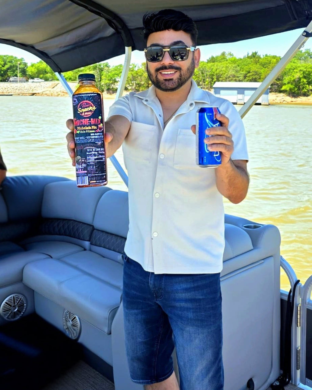 Miche-Mix Franco, Michelada mix Chile Limón flavor, 32 oz.