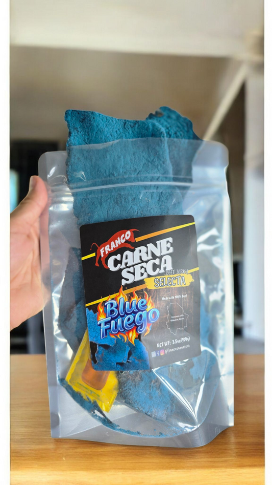 Blue Fuego Beef jerky Mexican style / Carne Seca blue fuego 3.5 oz
